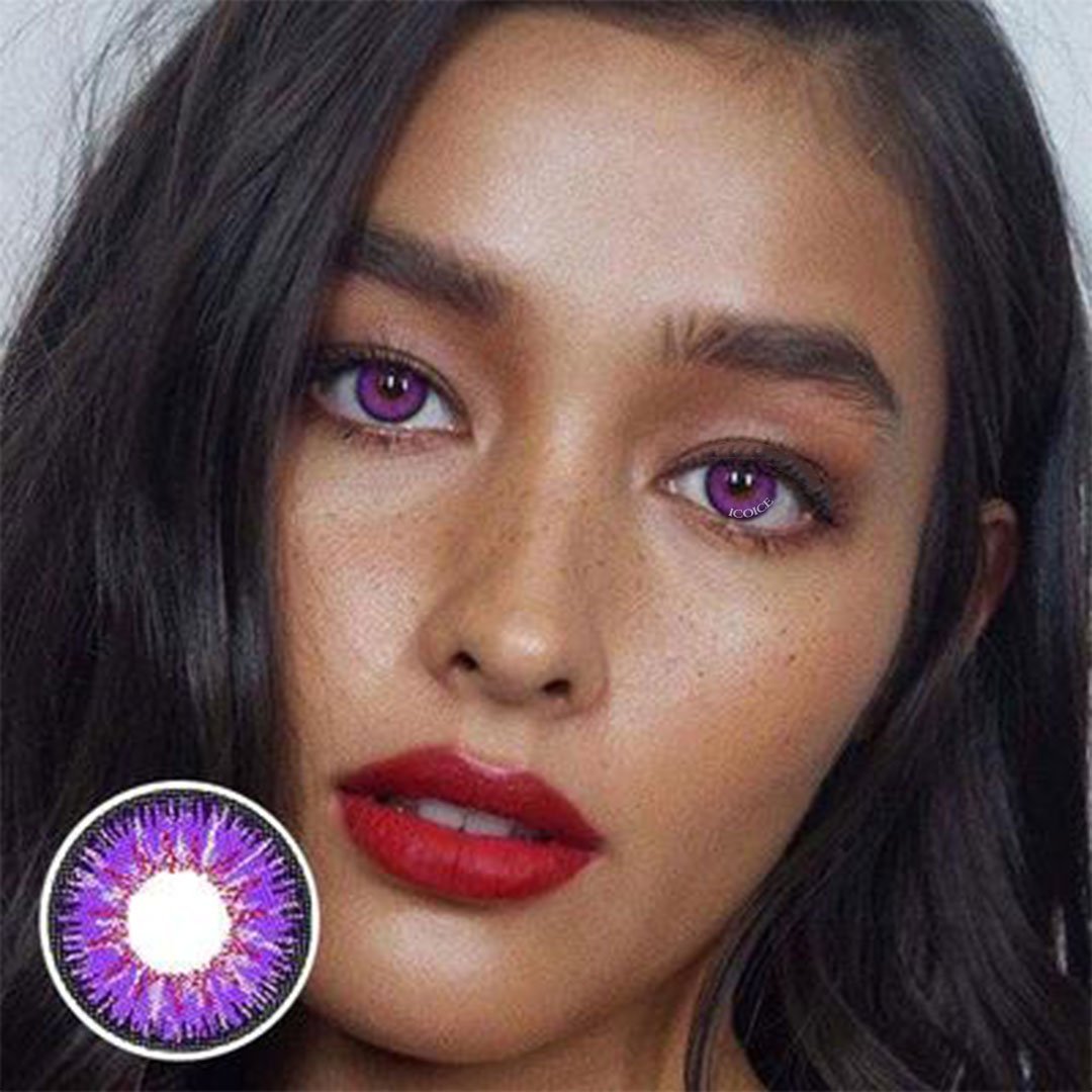 Vika Purple Colored Contact Lenses