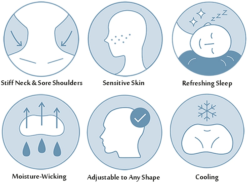 Egg Pillow Baby Sleep Orthopedic Sleep Neck Pillow