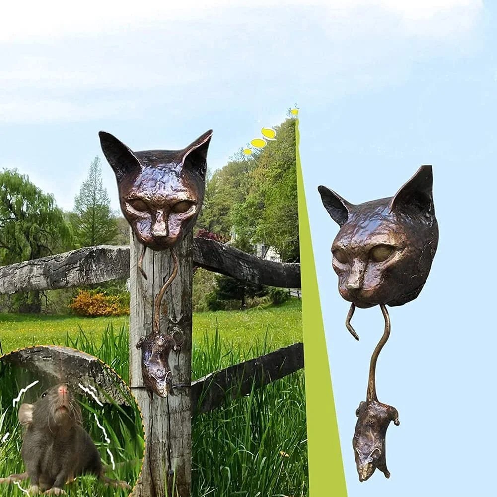 Cat Mouse Door Knocker