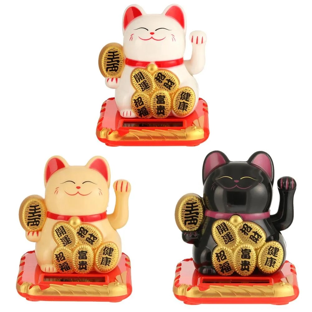 Chinesische Glückliche Katze Reichtum winken schütteln