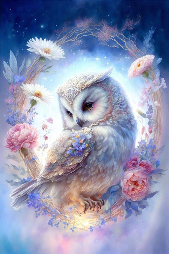 Diamond Painting Owl