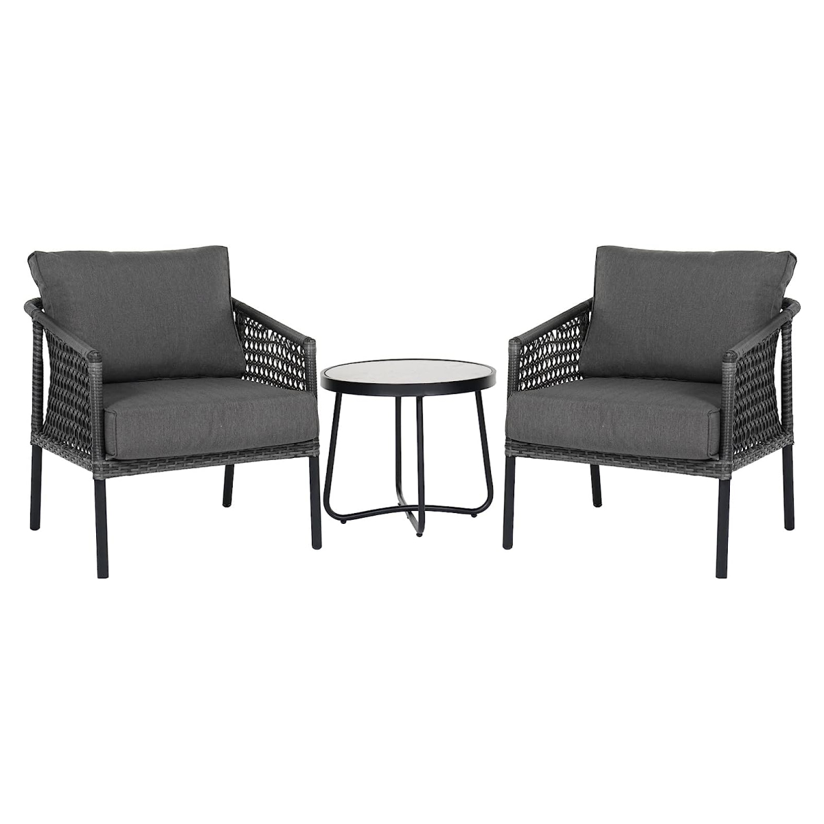 GRAND PATIO Outdoor Furniture 3 Pieces Set, Hand Woven, AllWeather