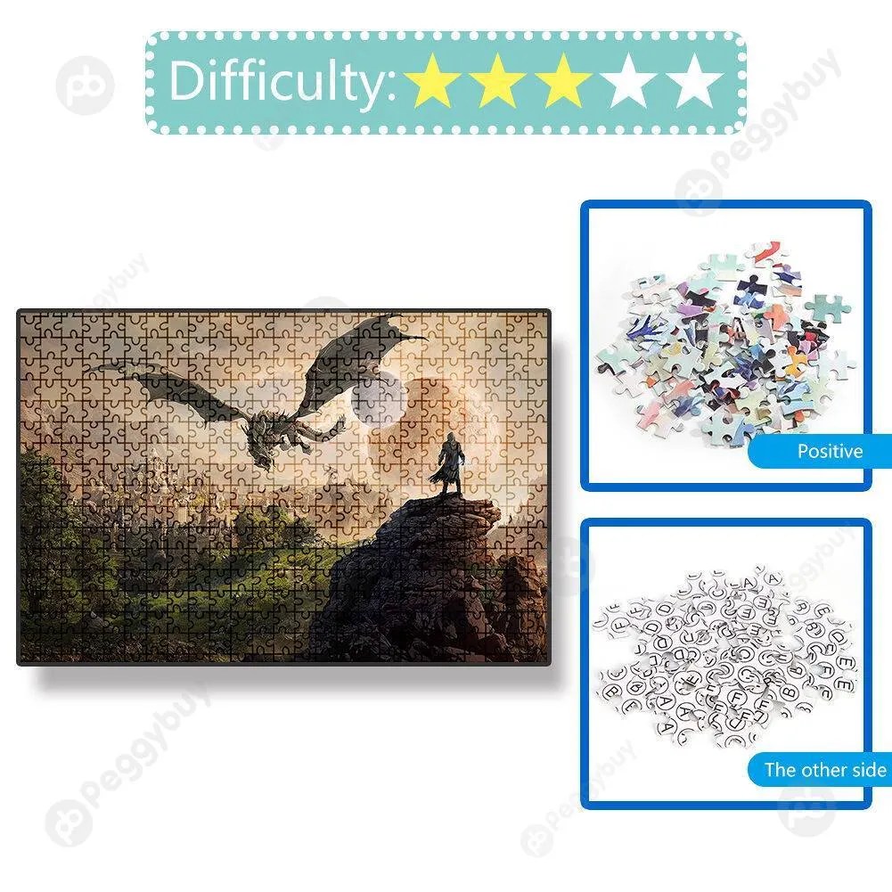 1000pcs DIY Jigsaw Ancient Times Puzzle Assembling Picture Room Decoration