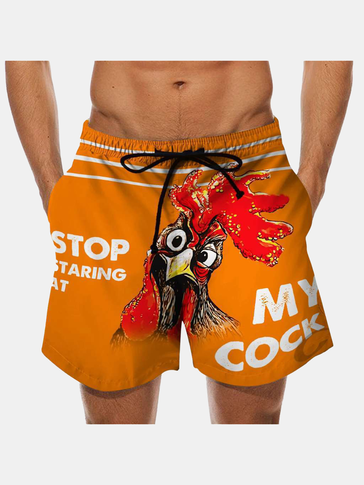 Men's Fun Print Casual Beach Bottoms