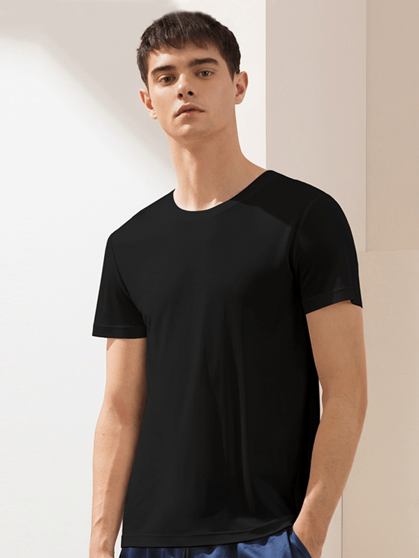 Realsilklife Men's Silk Tshirts