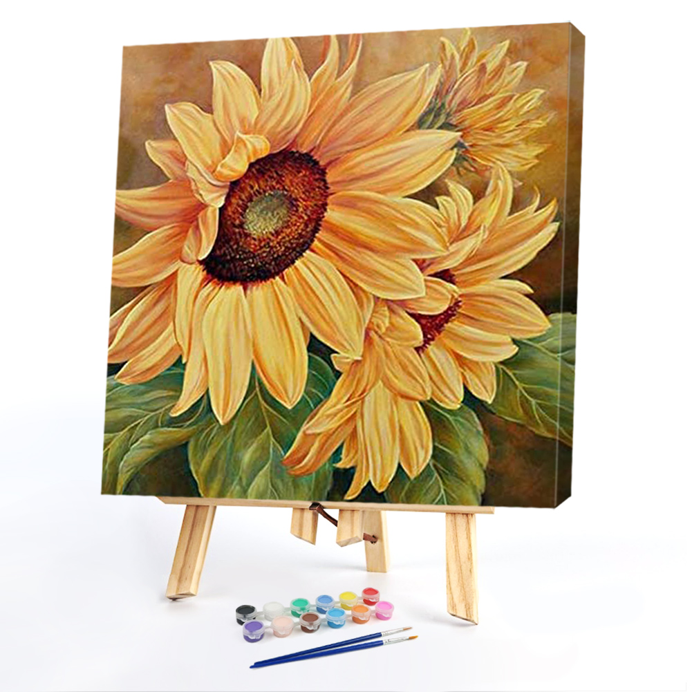 SunflowerPaint by Numbers 20*20cm