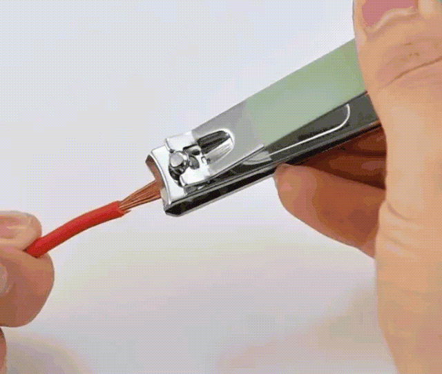 Goodlooking foldable stainless steel nail clipper set