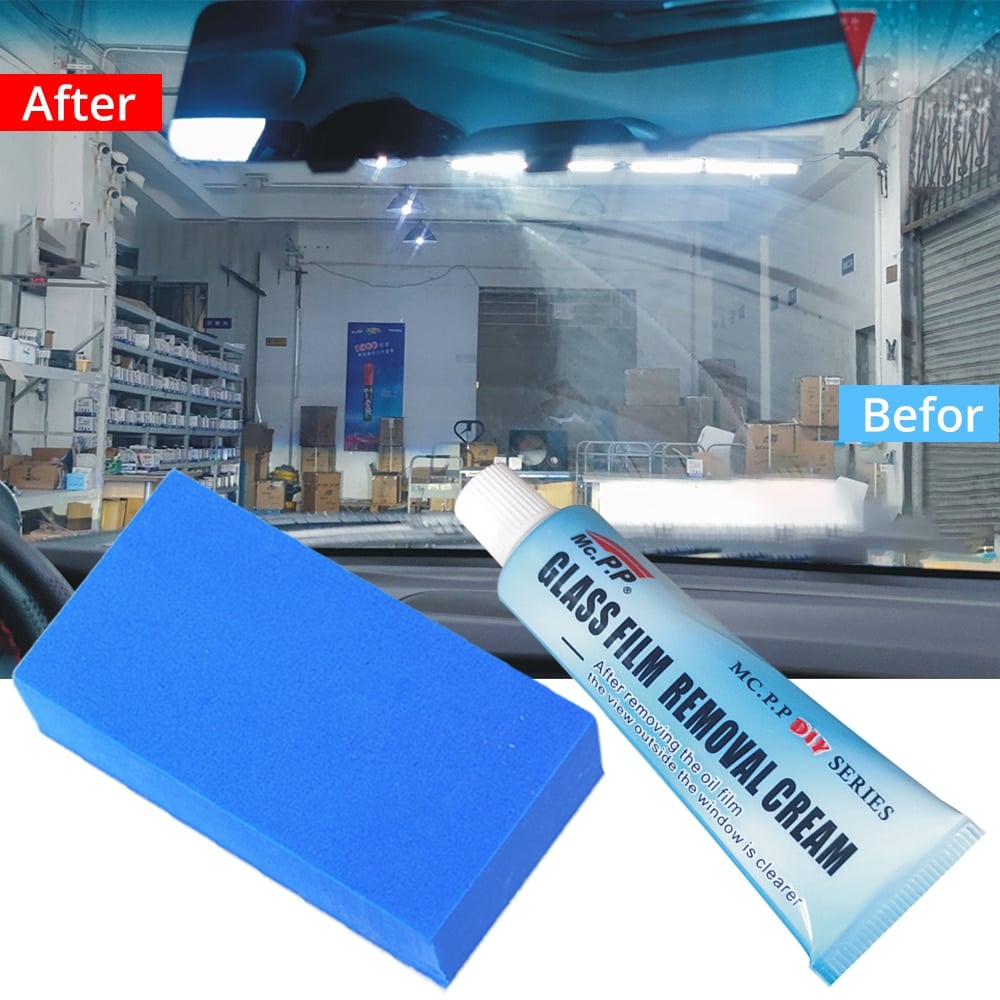 🎊BIG SALE🎊 Car Glass Oil Film Cleaner ♻Safety and Longterm Protection♻