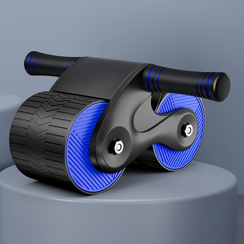 Automatic Rebound Double Wheel Abdominal Wheel Roller