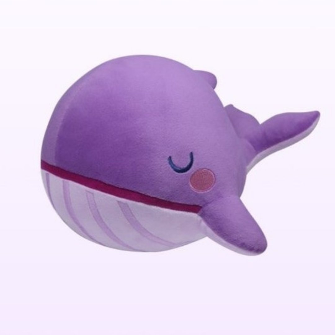 BTS TinyTan official Plush Doll Whale Purple color KPop Stuffed Toy Mascot