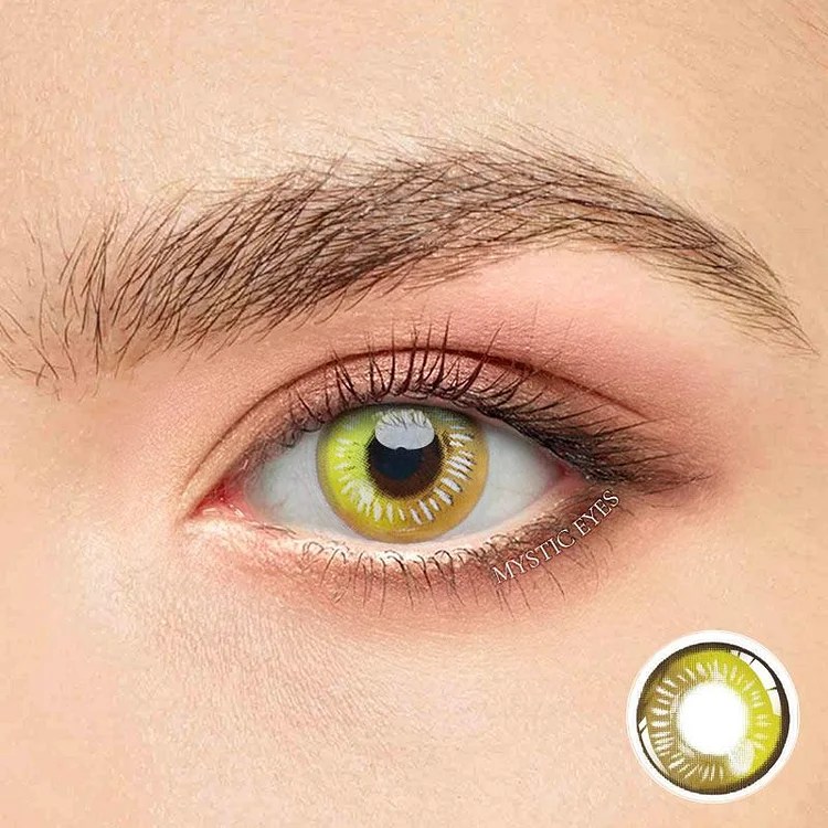 Anime Yellow Halloween Contact Lenses Mystic Eyes®