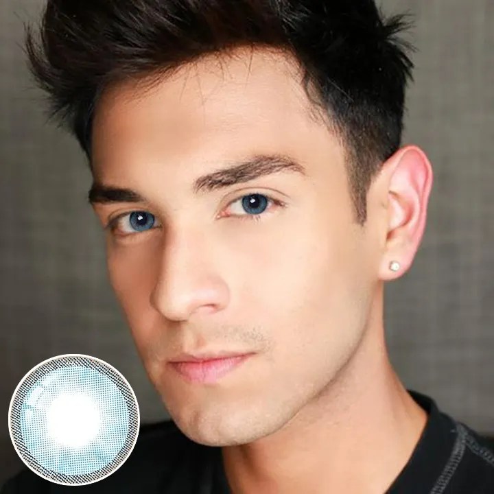 Men's MARINE BLUE Colored Contacts