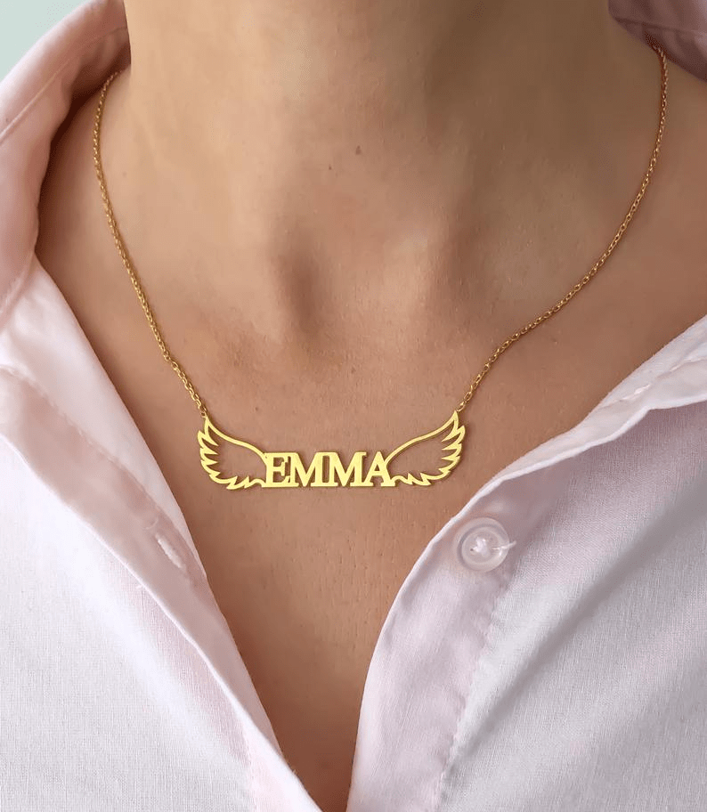 Angel Name Necklace