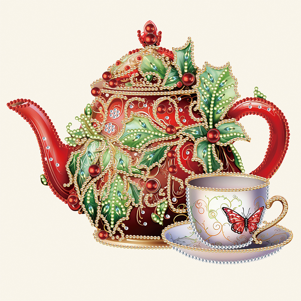 5D DIY Crystal Rhinestone Diamond Painting Teapot