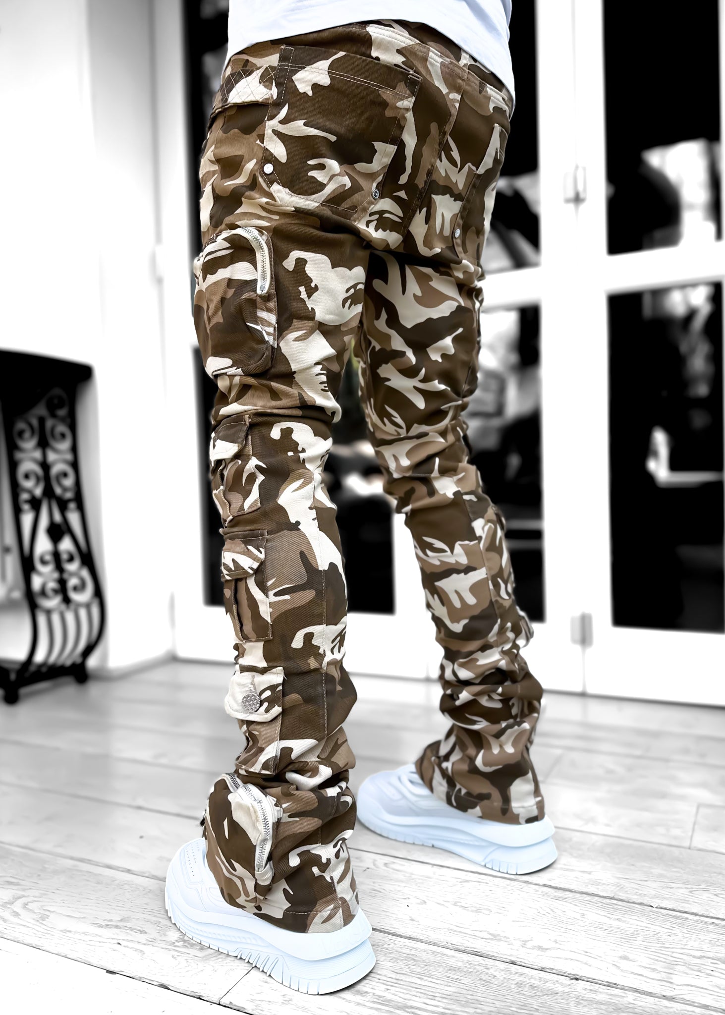 Camo Stacked Cargo Pant