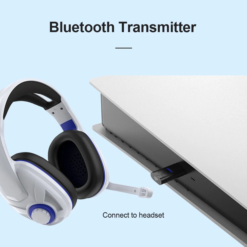 USB Bluetooth Receiver for PS5 PS4 Controller PC Wireless USB Bluetooth Receiver for PS5 PS4 Controller PC Wireless