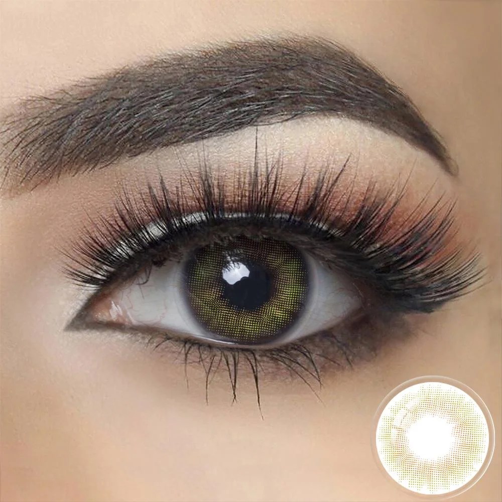 Spanish REAL OLIVE Colored Contact Lenses