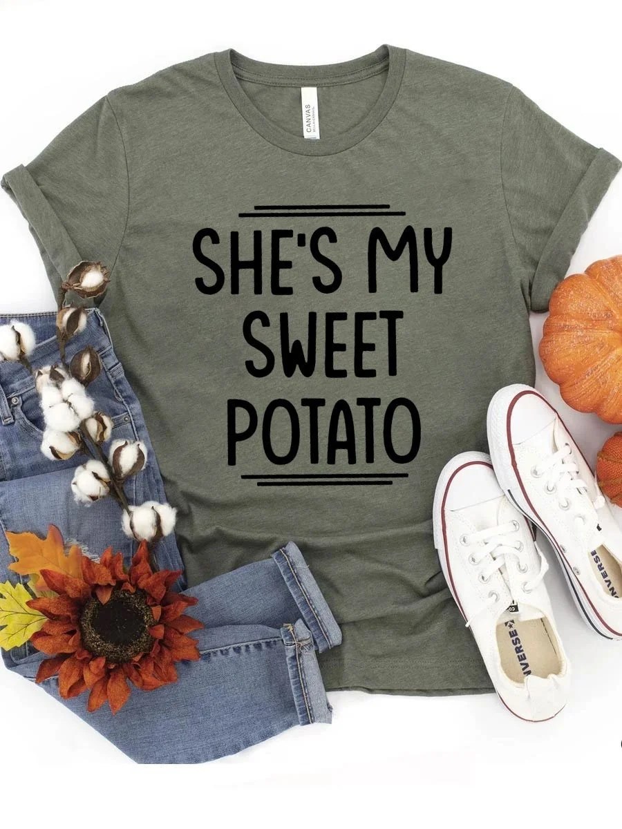 She's My Sweet Potato I Yam Matching Tshirts