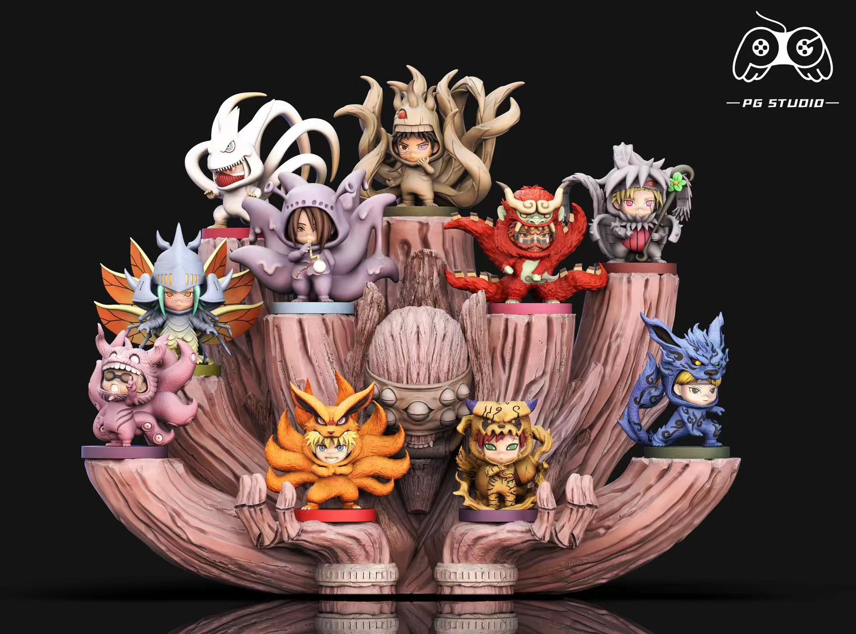 PREORDER PG Studio Naruto Bijuu Statue(GK)