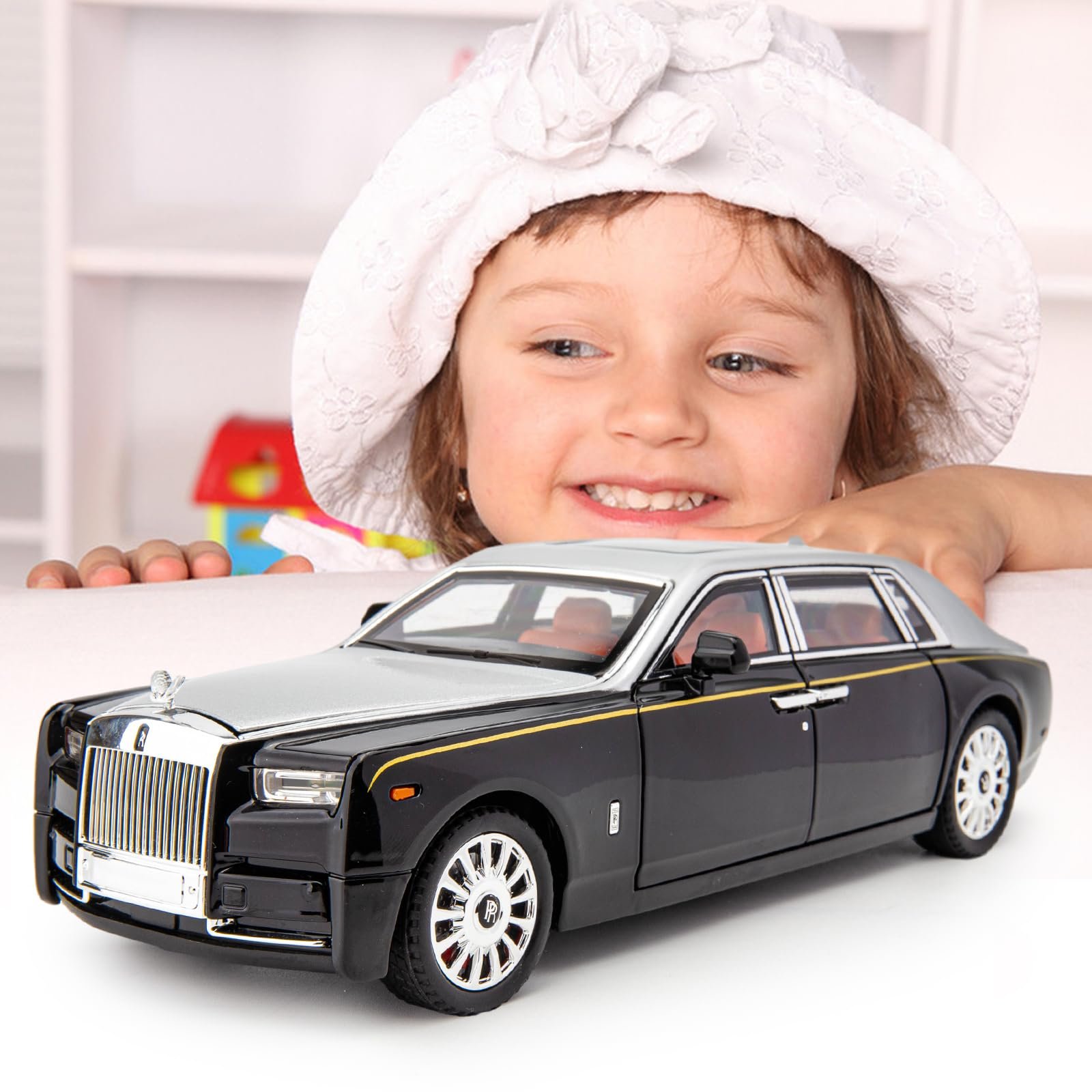 🎄Christmas Sale💥1/32RollsRoyce Phantom Model Car Buy two and get fr