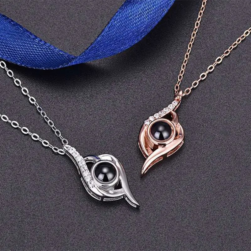 Personalized Photo Projection Necklace