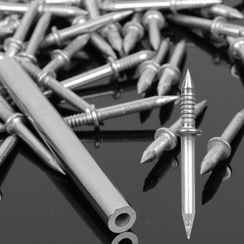 Doublehead skirting thread seamless nail