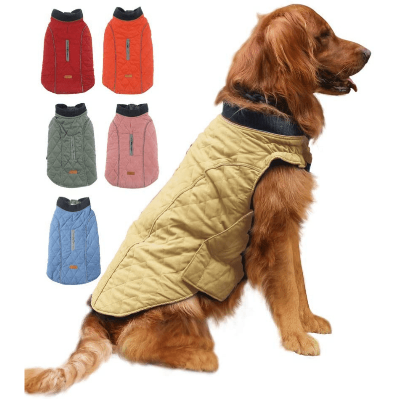 AllPurpose Reflective Quilted Dog Jacket