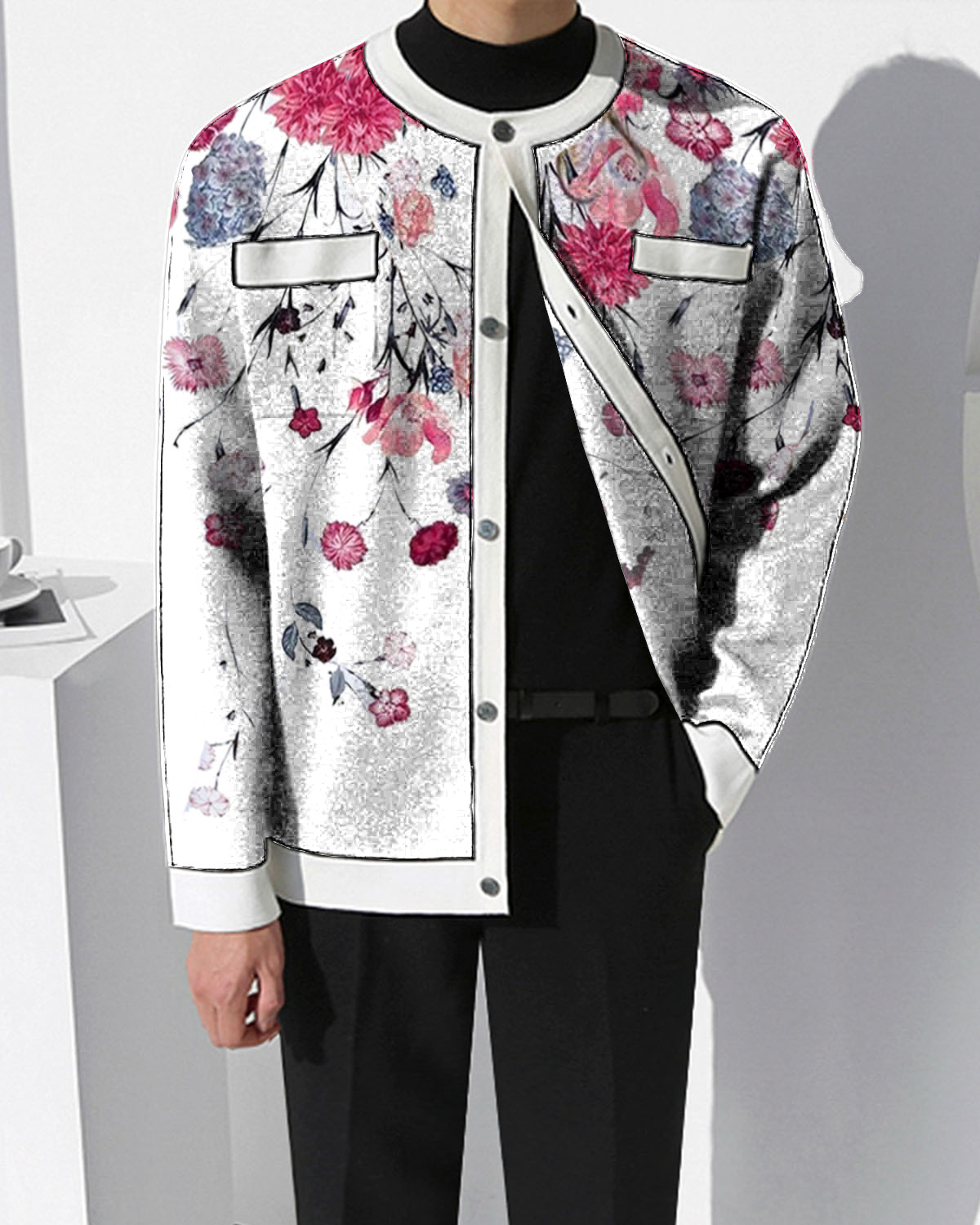 2022 Fashion wool knitted cardigan ff22