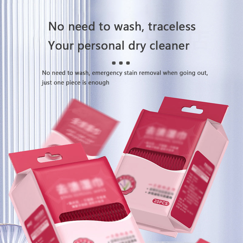 Clothes Stain Removal Wipes NoWash Cleaning Wipes To Remove Stains And Oil