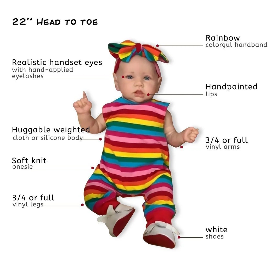20'' Twin Sisters Kids Reborn Lover Veda and Sariah Reborn Baby Doll