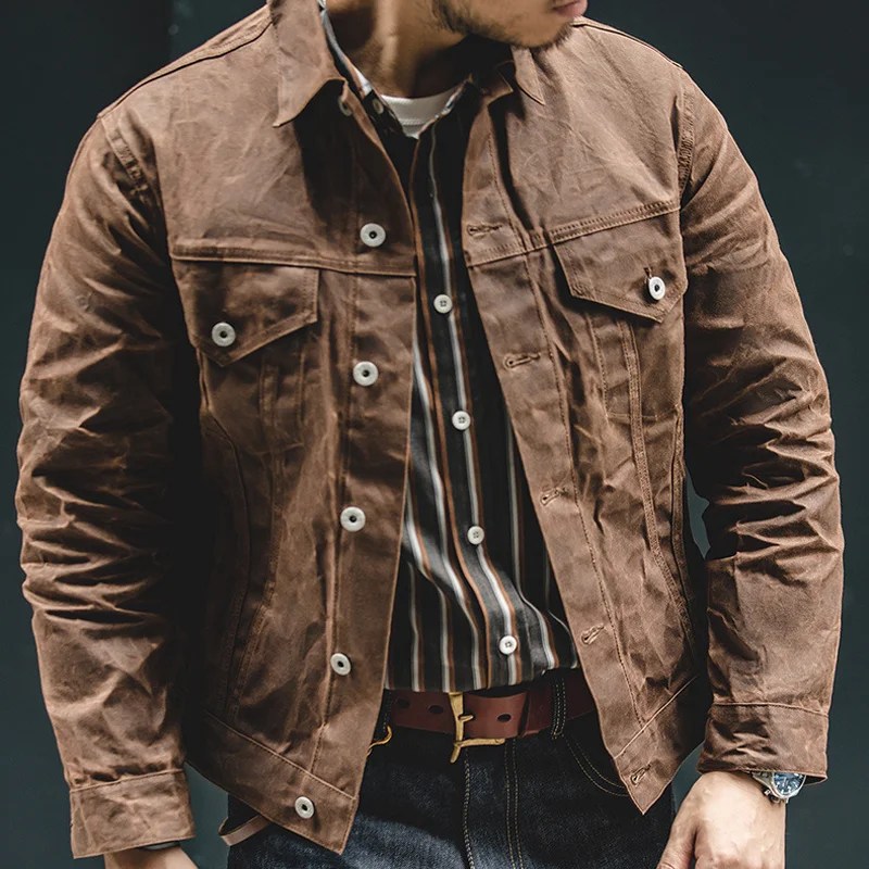 American Vintage Yellowstone Canvas Oil Wax Jacket