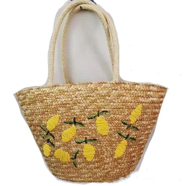 Mature Women Woven Tote Shoulder Bag For Older Ladies & Senior Women