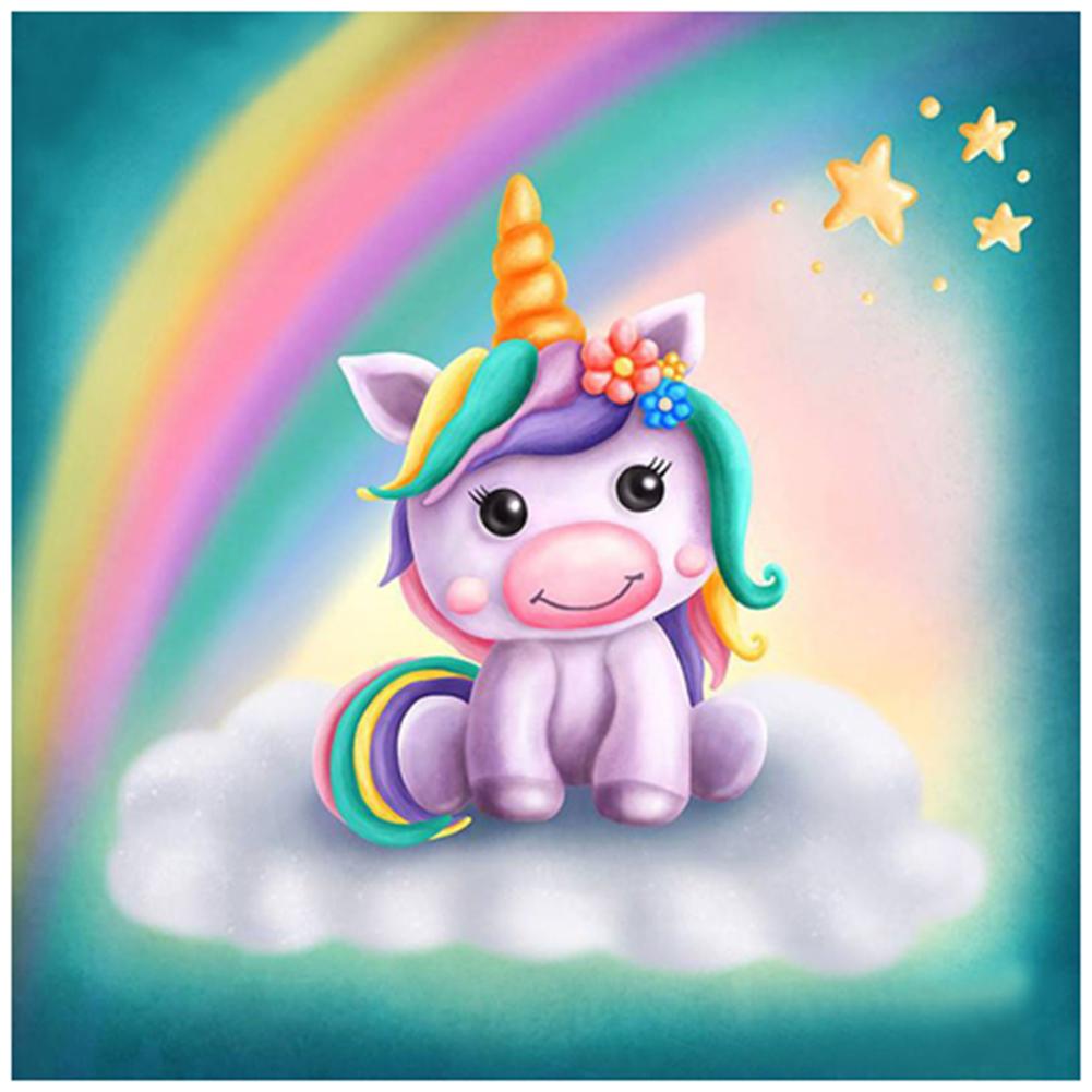 Diamond Painting Full Round Unicorn