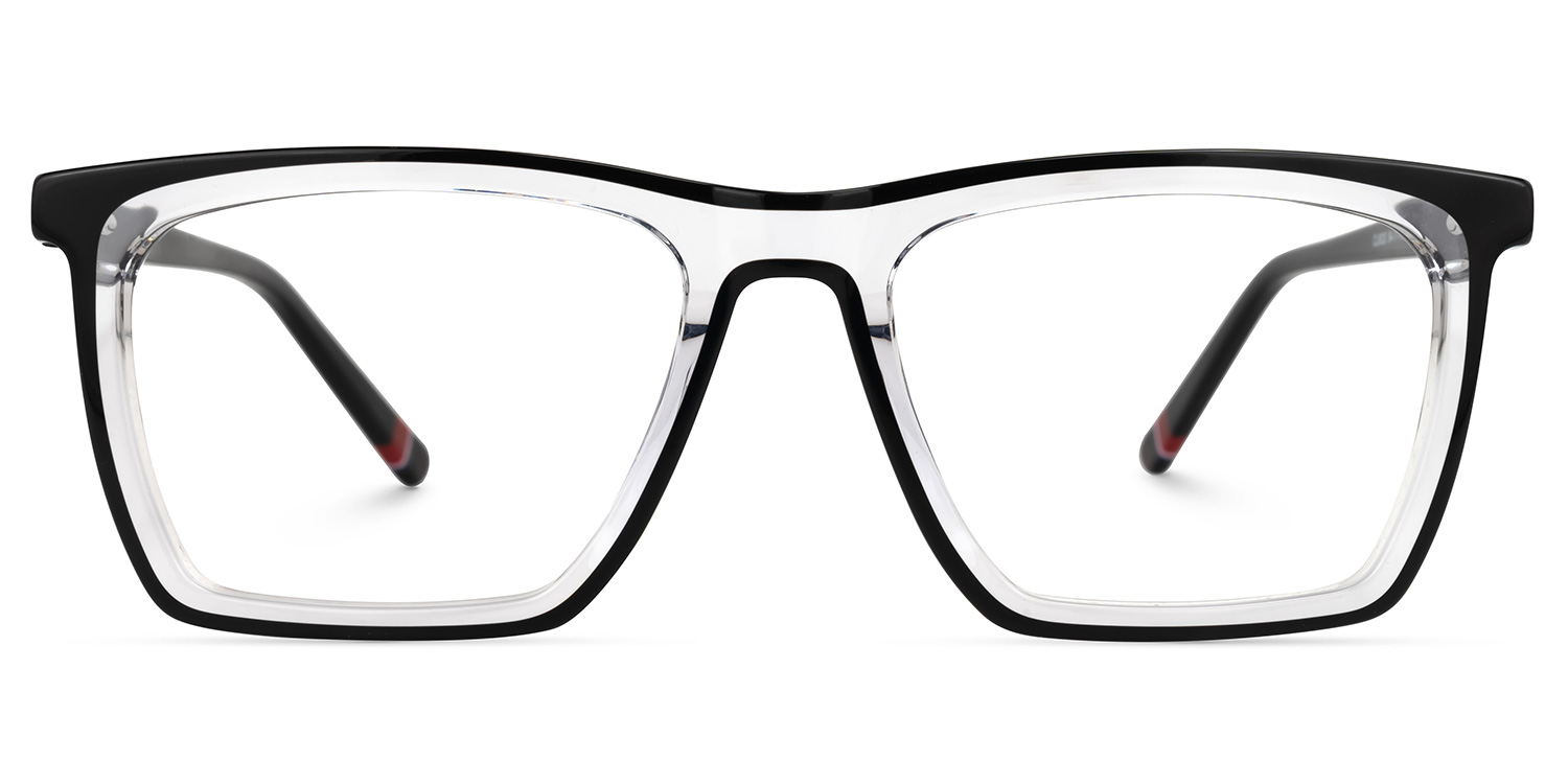 Hicks Rectangle Clear Eyeglasses Vooglam UK