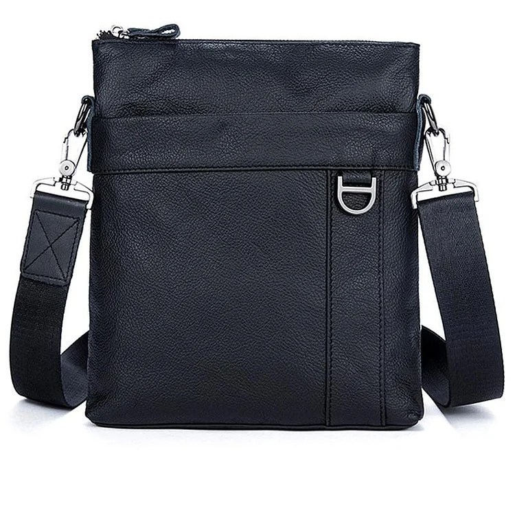 Organizational Layout Grain Textured Style Contrast Stitching Crossbody
