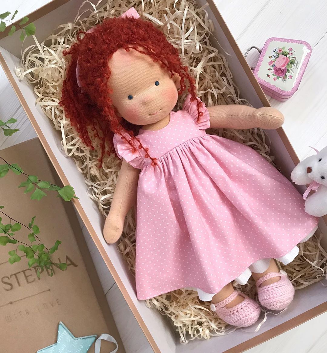 Peperudas Dolls Handmade Waldorf Doll Jolie The Best Gift for Christmas