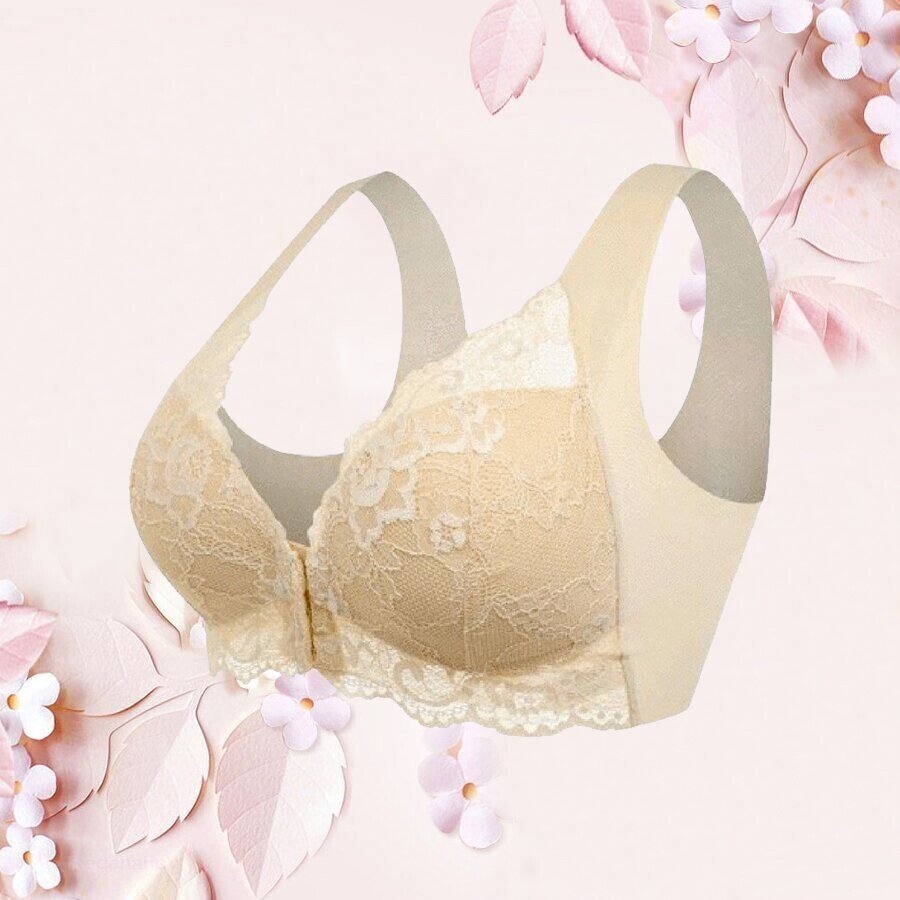 Bra For Older Women Front Closure 5d Shaping Push Up Seamless No Trace