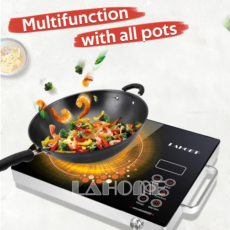 LAHOME Electric Ceramic Cooker Electric Stove Portable Ceramic Glass