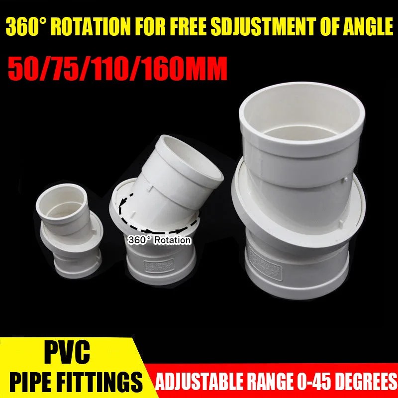 PVC Swivel Joint Can Adjust the Angle 360 Degrees