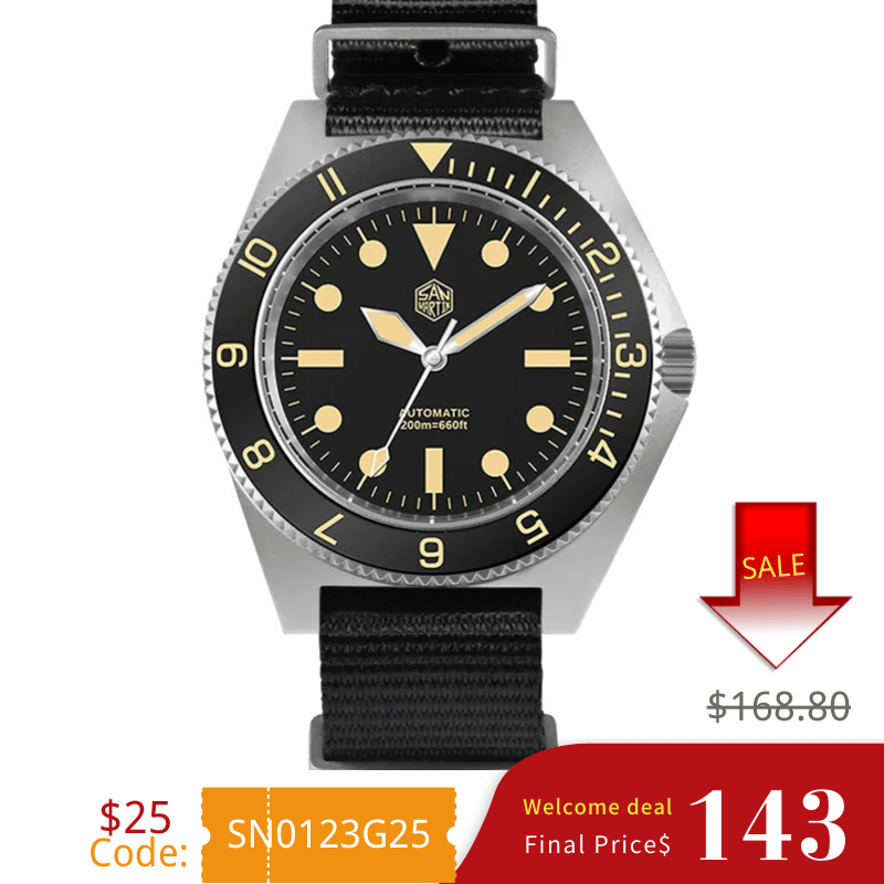 San Martin Diving NH35 Automatic Mechanical Watch SN0123G