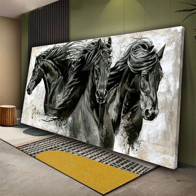 Modern large canvas Horse Canvas Wall Art