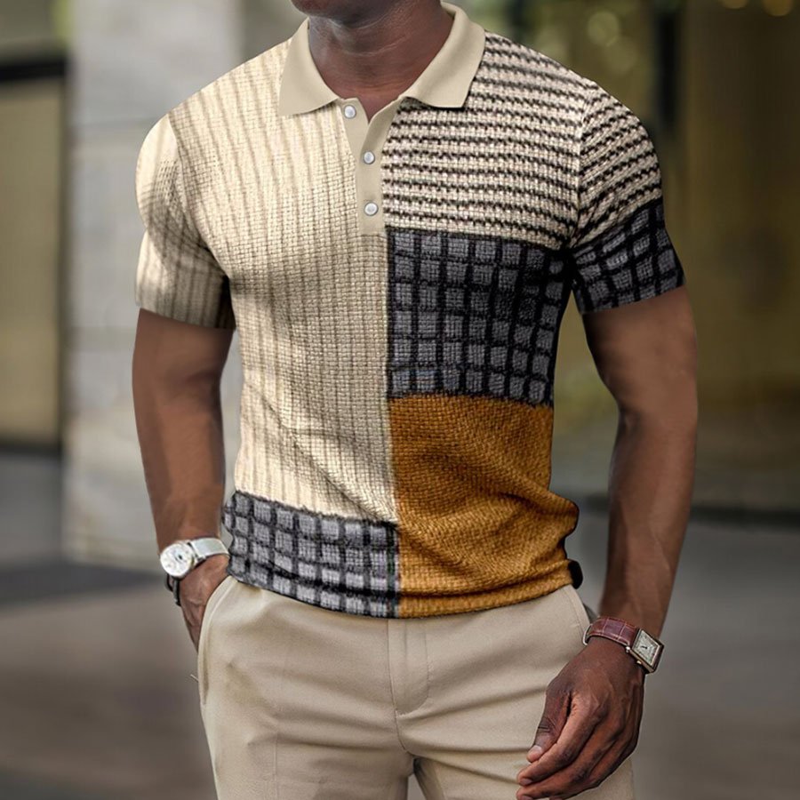 Men's Business Casual Polo Shirt