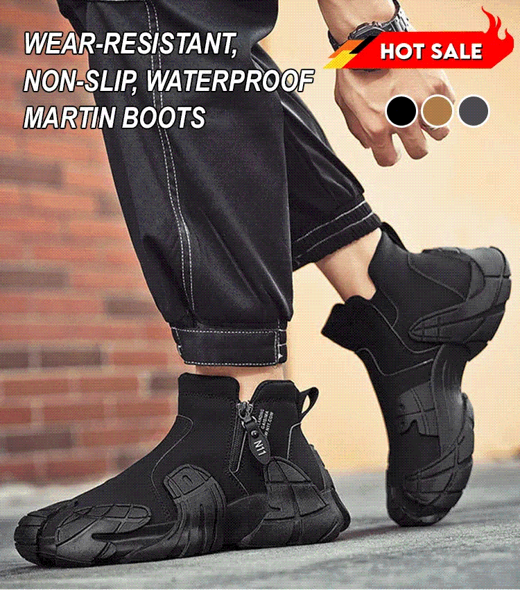 Durable Waterproof AntiSlip Martin Boots