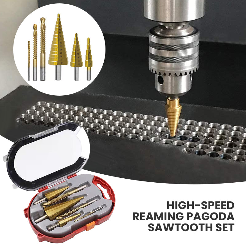 Highspeed Reaming Pagoda Sawtooth Set（6pcs）