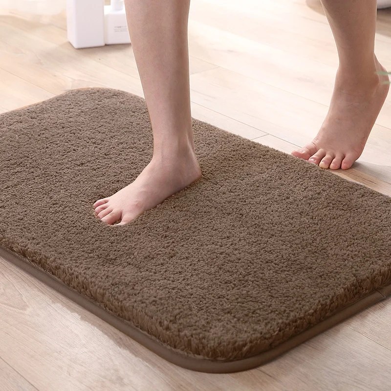 Nigikala Super Thick Fluff Fiber Bath Mat Shower Room Rugs Mats