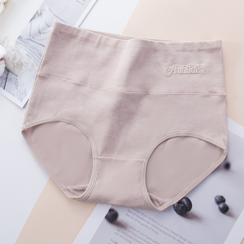 High Waist Comfortable and Simple Cotton Panties for plus size women