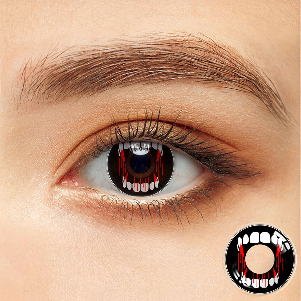 Devil's Teeth Halloween Cosplay Contacts
