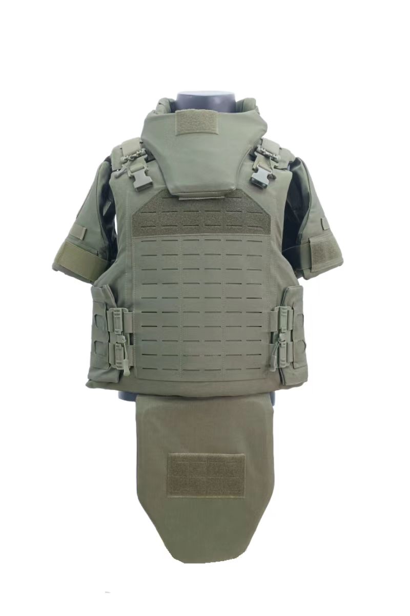 Tophelmetfan Laser Snap Body Armor 1000D NIJ Level IV Full Protection