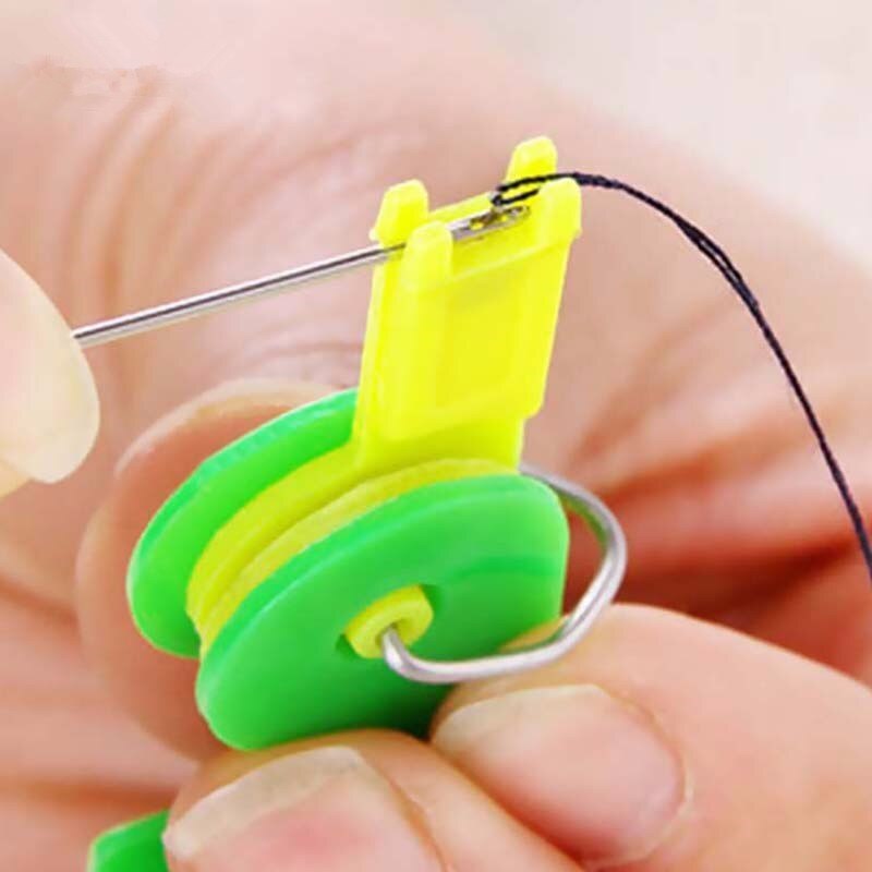 6pcs/lot Automatic Needle Threader Device Thread Machine Punch Needle