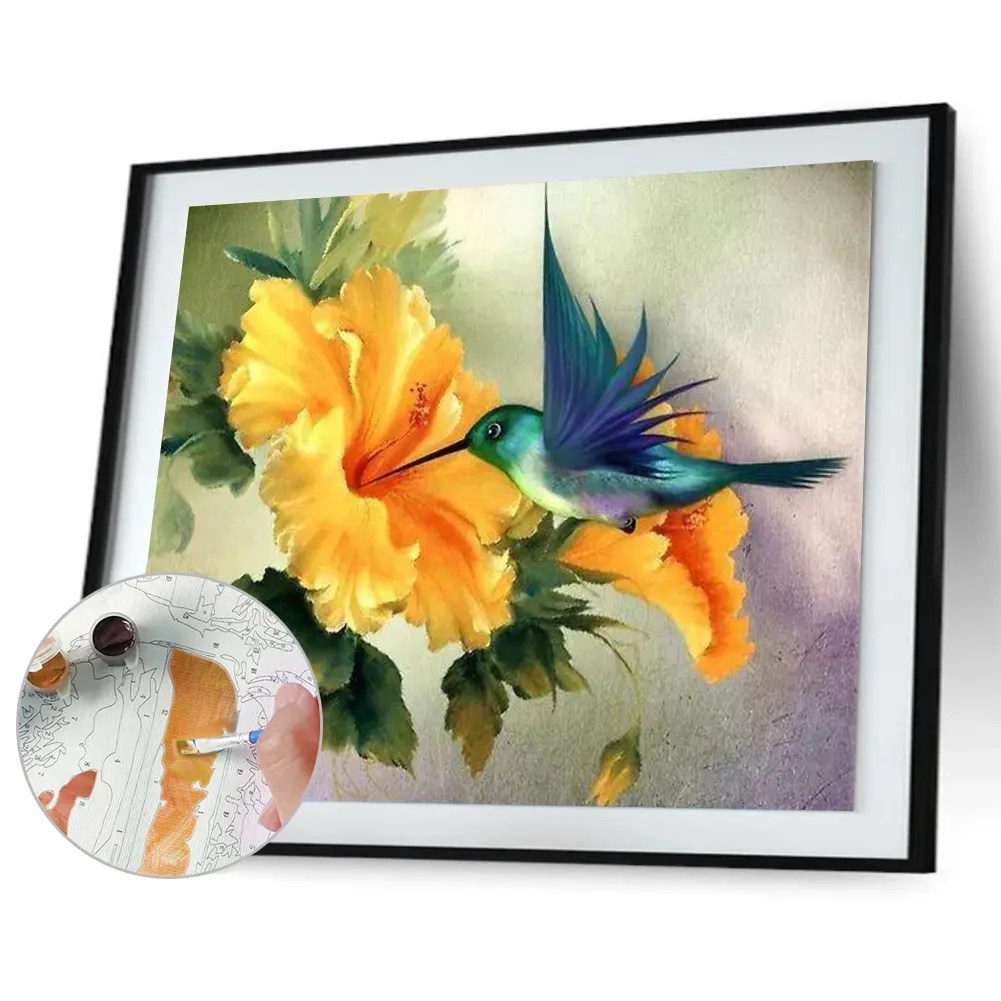 DIY Painting By Numbers Kit Bird (50*40cm)